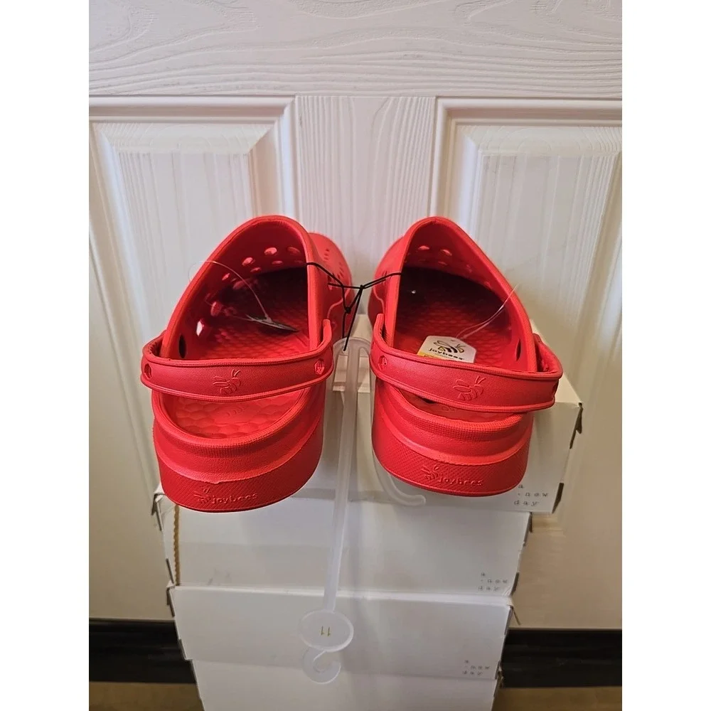 Joybees Men's Active Chance Clogs - Game Day Red Size 11 NWT‎